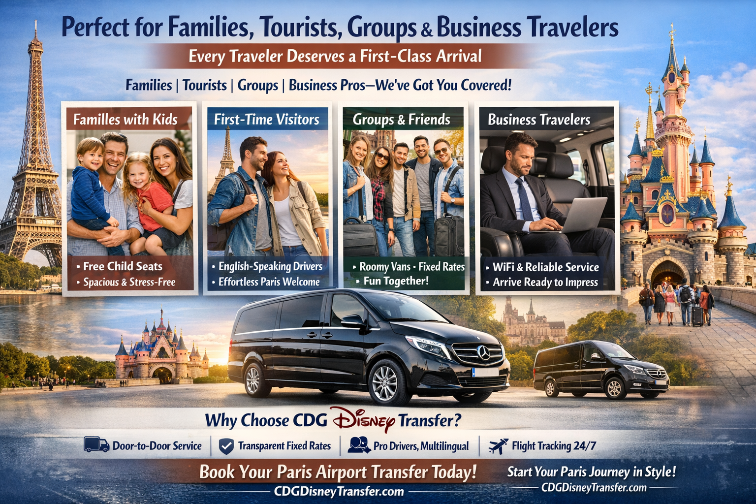 Beauvais Airport Transfer 3 CDG Disney Transfer 10