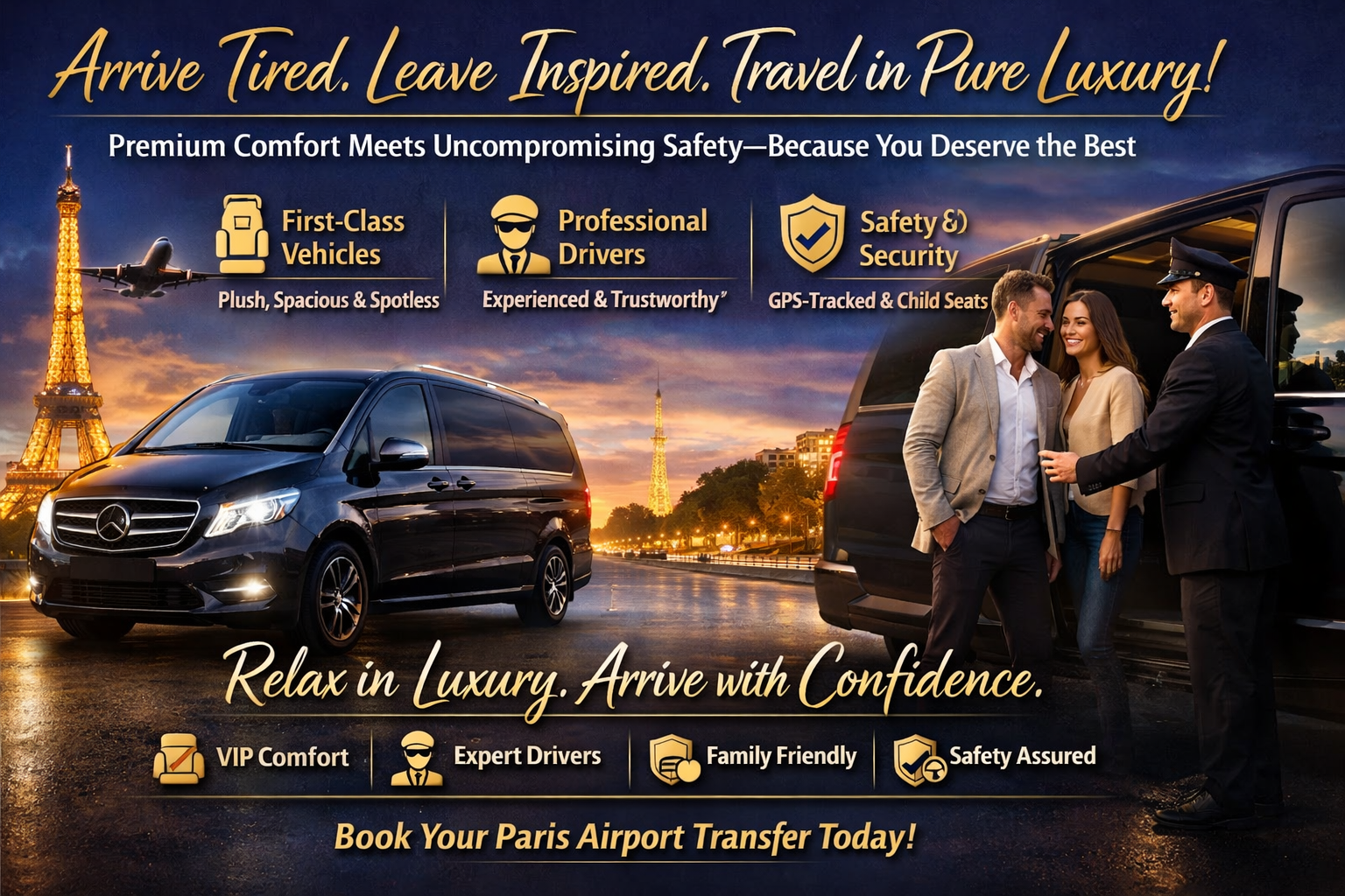 Beauvais Airport Transfer 5 CDG Disney Transfer 9