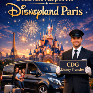 You can book private airport transfers from Paris Charles de Gaulle (CDG)