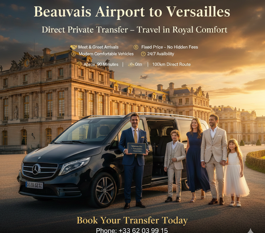 CDG Disney Transfer BVA to Versailes