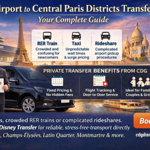 CDG Airport to Paris Transfer